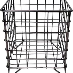 Opbergmand Koffiepads - Draadmand Keuken - Keuken Organiseren - Verbeterde Ventilatie - 15 x 15 x 15 cm - Zwart