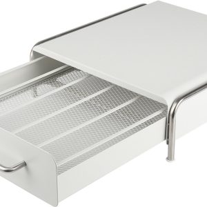 PIPIPOXER Capsulehouder - Koffiecups Houder - voor Dolce Gusto cups - 36 Cups - Opbergbox met Lade - Cuphouder - Wit