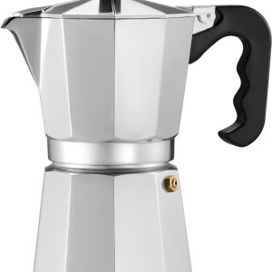 Ploutos® Percolator - Geschikt voor Inductie - Bialetti - Zilver - 12cm x 18cm x 22cm
