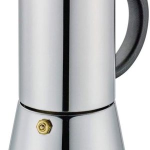 RVS Espressopot 4 Koppen - Geschikt voor Inductie - Authentieke Moka Express