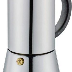 RVS Espressopot 4 Koppen - Geschikt voor Inductie - Authentieke Moka Express