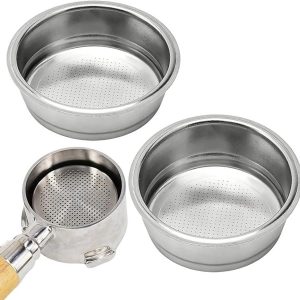 RVS Koffiezeef 51 mm - 2 stuks voor Espressomachines