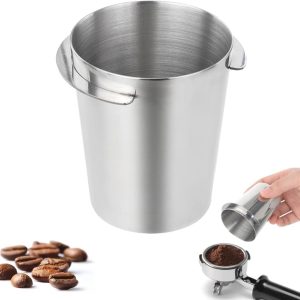 RVS koffie doseerring van 51mm, espresso maatbeker voor zeefhouders, handige koffie accessoires voor barista's