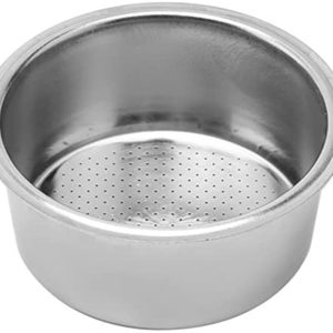 Roestvrij stalen koffiefilter, 51mm/2in 2 kopjes poreuze roestvrijstalen koffiemachine filter voor extractie, enkelwandige koffiepoederfilter, Espressomachine accessoires