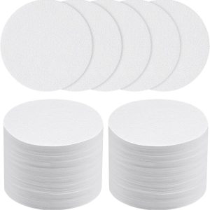 Ronde Koffiefilters van 58mm, 400 Stuks Microfilter Vervangingen voor Koffiemaker en Espressomachine - Wit