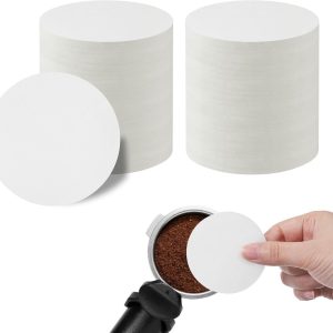 Ronde Witte Papieren Koffiefilters van 1000 Stuks, Geschikt voor Aeropress, Espresso en Koffiezetapparaten