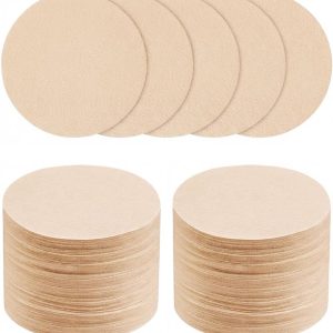 Ronde koffiefilter 56mm - filterpapier - natuurlijke kleuren - ideaal voor espressomachines - ShopVlot