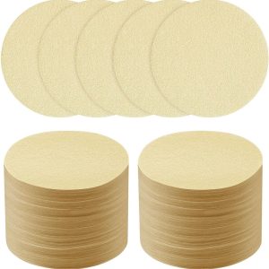 Ronde koffiefilters van 51 mm, 400 stuks - vervangende microfilters voor koffiezetapparaat en espressomachine, natuurlijk en biologisch afbreekbaar