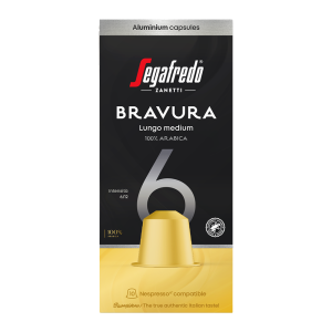 Segafredo Bravura Lungo Medium - 10 koffiecups