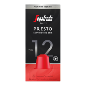 Segafredo Presto Espresso Dark - 10 koffiecups