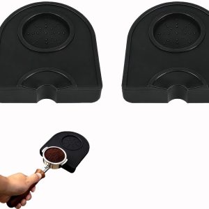 Set van 2 Siliconen Koffie Tamper Matten voor Barista Gereedschap, Keuken en Café Gebruik, Antislip en Duurzaam