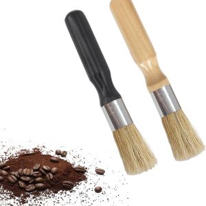 Set van 2 koffiebrouwers, ergonomische koffieborstels voor barista's, ideaal voor espresso en koffiemachines, duurzaam en gebruiksvriendelijk
