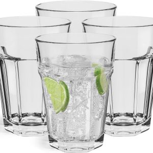 Set van 6 Longdrinkglazen 425 ml voor Cocktail, Ijskoffie en Water