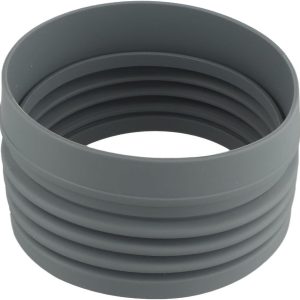 Siliconen Balg - Koffiemolen Accessoire - Koffie Extraheren - Minimaliseert Koffierestjes - 12x12x7 cm - Grijs