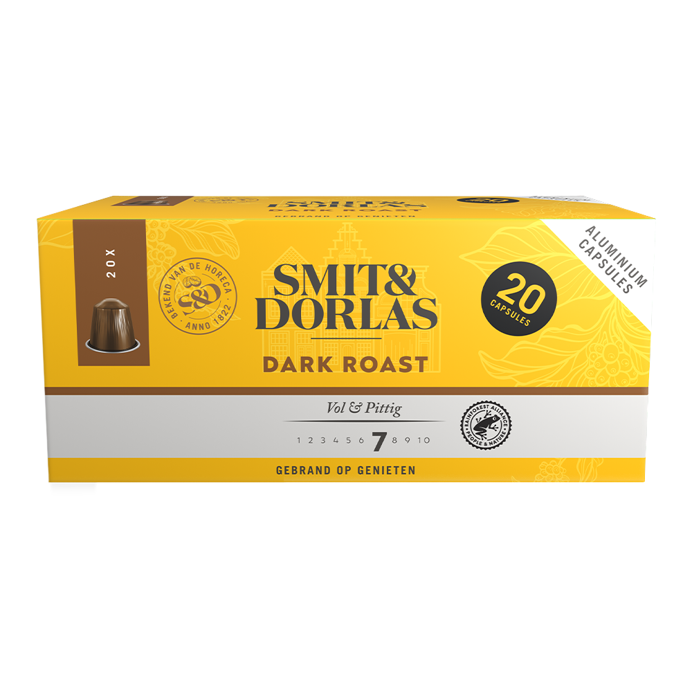 Smit & Dorlas Dark Roast - 20 koffiecups