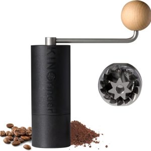 SnelShoppen - Koffiemolen Lichte KINGrinder P2 ABS Lichaam RVS Conische Maalschijf 38mm | Voor Espresso, Pour-Over, French Press en AeroPress