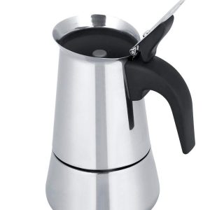 Solidchoice - Dailygoody - Tomotato Moka Pot Espresso Maker - 450ml RVS, 9 Kopjes, Ergonomisch, Voor Gas en Inductie