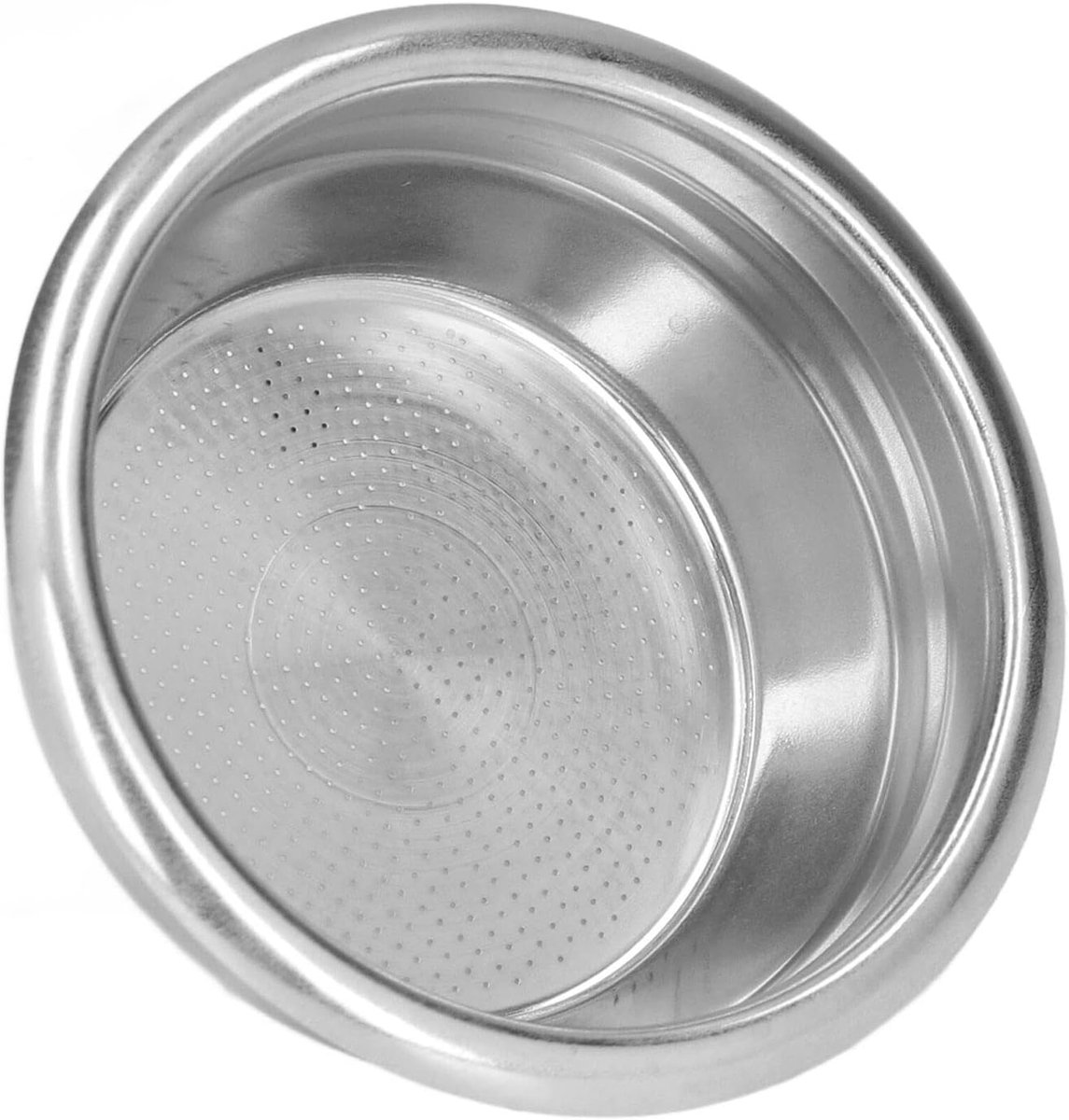 Staal 58 mm koffie Portafilter Basket Dual Cup Capaciteit Semi -automatische espressomachine Accessoire