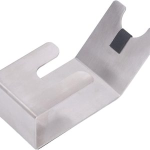 Stalen Tamperhouder en Portafilterstand voor Koffie - Organizer voor 51MM, 53MM, 54MM en 58MM Portafilters met Enkele Uitloop en Antislip Ondergrond