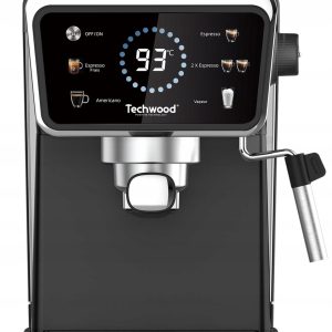 Techwood Espressomachine TCA-1386EXN Zwart 1350W 1.5L