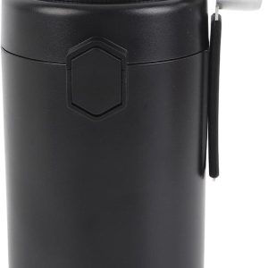 Theebus Koffiebus - Voedselcontainer Opslag - Vers Houden - Vochtigheidsmeter - 600 Ml - Zilver