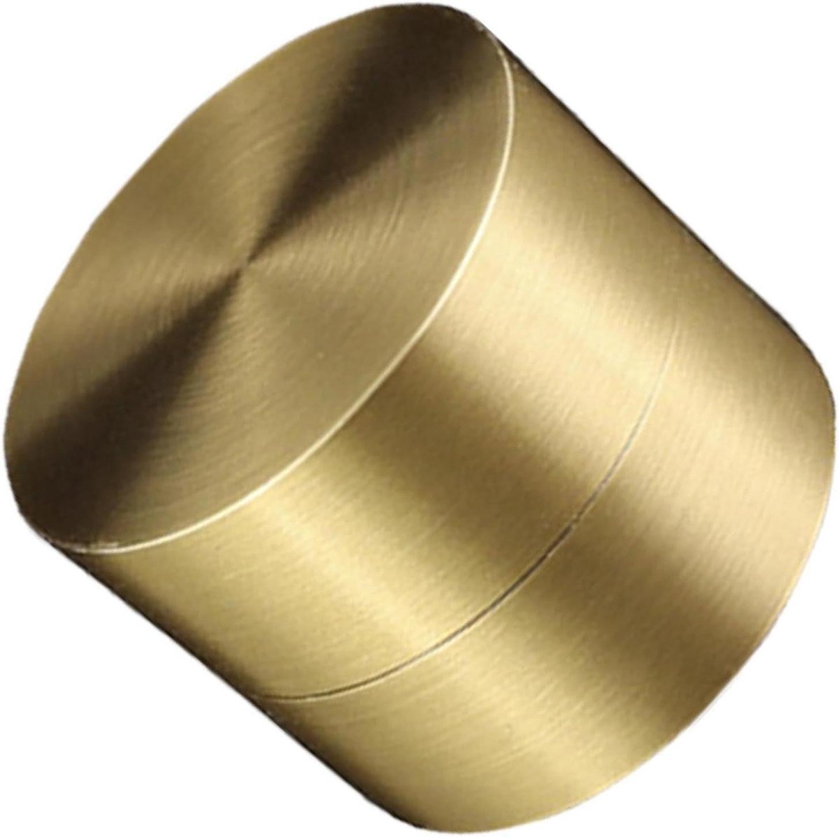 Theebus Messing - Mini Pot - Koffiebonen Bewaren - Luchtdicht Deksel - 4.9 x 4 cm - Goud