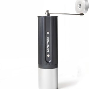 Thijox - AeroPress Handmatige Koffiemolen - Draagbare Koffiemolen met Titanium-Gecoate Conische Maalschijven, 60 Maalinstellingen voor Espresso, Frenc