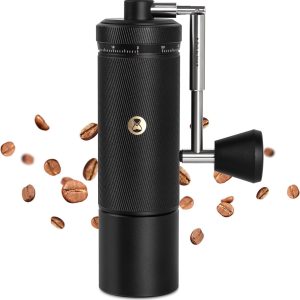 Thijox - Handmatige Koffiemolen TIMEMORE Chestnut S3, Volledig Metaal, Roestvrijstalen Maalwerk, Instelbaar voor Espresso tot French Press, Zwart, Per