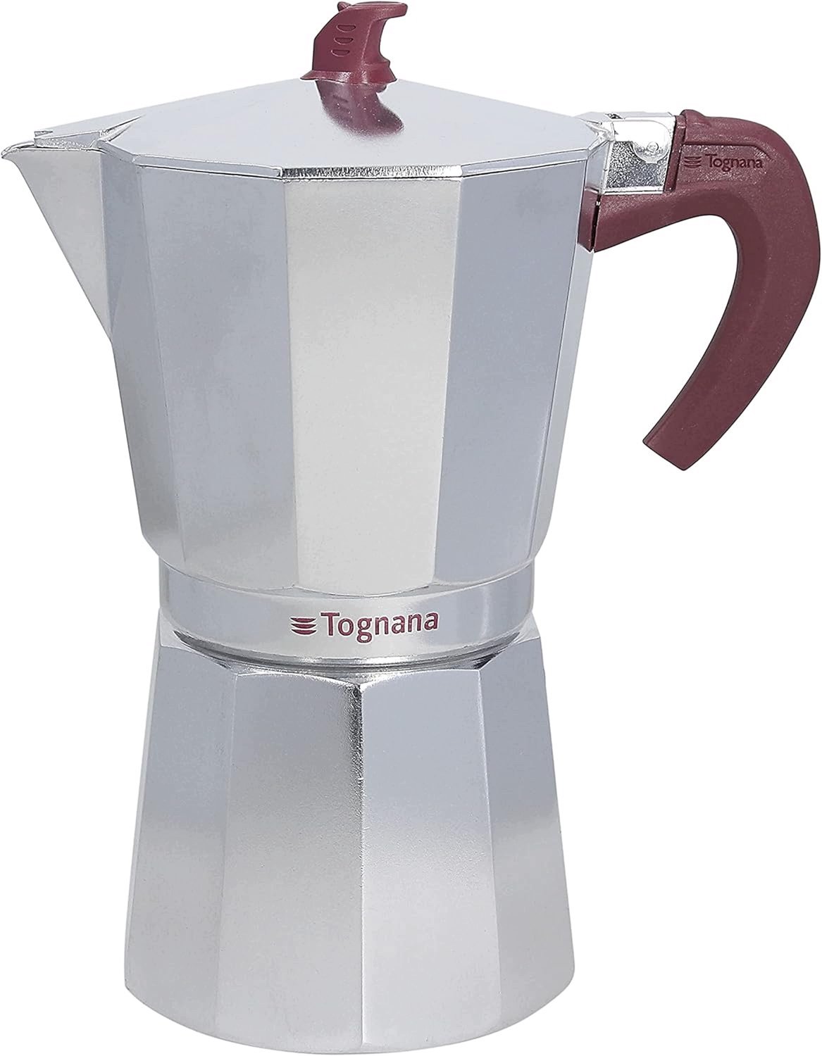 Tognana Moka Cafetière - Aluminium - 12 Kopjes