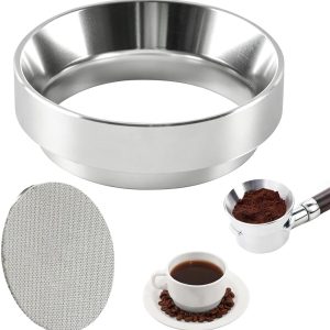 Trechter 51 mm, doseerring 51 mm, voor magnetische handgrepen en filter, 51 mm meettrechter van aluminiumlegering, espresso-accessoires