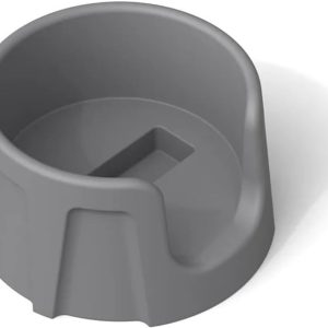 Twee siliconenmatten voor espressomachines; antislip hoekmat geschikt voor Ninja Luxe bar; accessoires voor espressomachines (grijs).