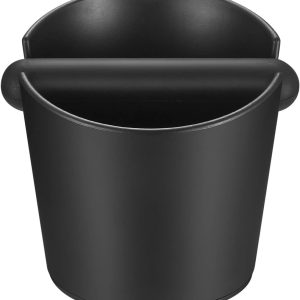 Uitklopbak Koffie - Afklopbak voor Espressomachine - Koffiedrab Bakje met Rubberen Staaf - ABS Kunststof - Accessoire voor Barista - 1 stuk