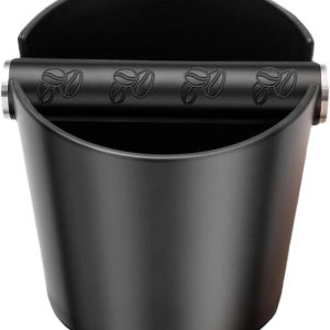 Uitklopbox Koffiedik - Koffiemolen Accessoire - Espresso Bereiding - Afneembare Stang - 125 x 98 cm - Zwart