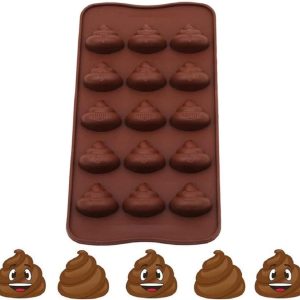 VHV - IJsblokjesvorm - siliconen grappige novelty-vorm - voor koelen en bewaren - voor whisky, cocktails, ijskoffie en feestjes
