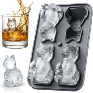 VHV - IJsblokjesvorm - siliconen katvorm - stapelbaar - voor whisky, cocktails, ijskoffie en feestjes