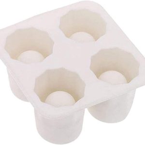 VHV - IJsblokjesvorm - thermoplastisch rubber roosvorm - voor koelen en bewaren - voor whisky, cocktails, ijskoffie en feestjes