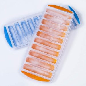 VHV - IJsblokjesvorm - vierkante vorm 2 stuks - voor koelen en bewaren - voor whisky, cocktails, ijskoffie en feestjes