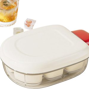 VHV - IJsblokjesvorm - vierkante vorm 6 vakken - makkelijk lossen - voor whisky, cocktails, ijskoffie en feestjes