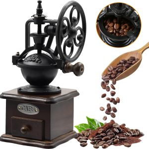 Vintage Handmatige Koffiemolenmaker - Koffiebonenmolen Met Lade Voor Poederdoos - Klassieke Koffiemolens Voor Thuisgebruik