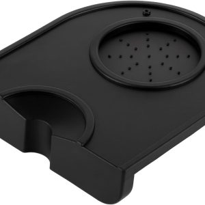 Voedselveilige siliconen koffiestampermat, hittebestendig en waterdicht tamperstation voor espressomachine-accessoires, barista-gereedschap en werkbladerbescherming, 14 x 12,5 cm