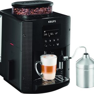 Volautomatische espressomachine met LCD display - Compact ontwerp, grote watertank en bonencontainer