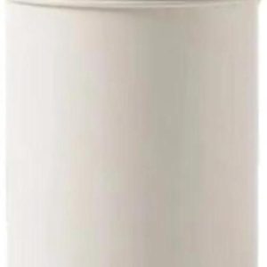 Voorraadbus Set - Blikken Containers - Keuken Opbergen - Dubbel Deksel - 2 Stuks - Wit