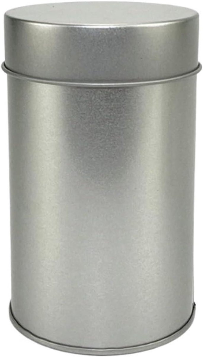 Voorraadbus Set - Keuken Bussen - Voedsel Bewaren - Dubbel Deksel - 2 Stuks - Zilver