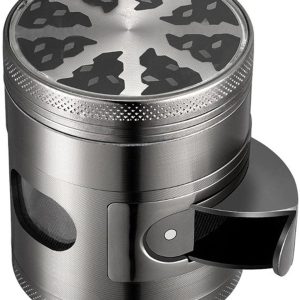 Vt products - Metalen Kruidenmolen - Handmatige Specerijenmaler - Duurzaam en Corrosiebestendig - Zilver - Draagbare Koffiemolen - Perfect voor Kruide