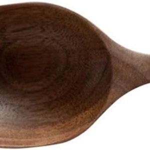 Walnoot Hele Houtgraven Koffiebonen Lepel Theeschep Houten Koffielepel