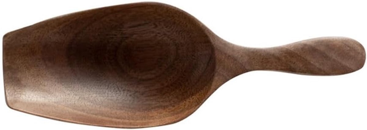 Walnoot Hele Houtgraven Koffiebonen Lepel Theeschep Houten Koffielepel