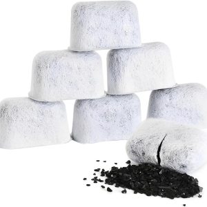 Waterfilters voor koffiezetapparaten, koffiezetapparaat accessoires compatibel met Delonghi 7313285779, actieve koolwaterfilter met sterke adsorptie, geschikt voor espressomachine en