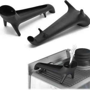 Watertank Sneltoegangstrechter - Perfect voor espressomachines - 1 stuk - Zwart - Siliconen