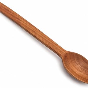 World - Houten lepel van kersenhout met een mooie natuurlijke kleur - Voor koffie, suiker en specerijen - 16 cm