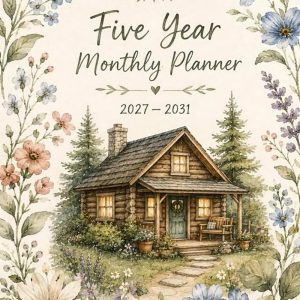 Year Monthly Planner 2027-2031: Small Pocket 5 Year Monthly Calendar Organizer with Contact List, Password Tracker | 60 Months of Planning from January 2027 to December 2031 with holidays